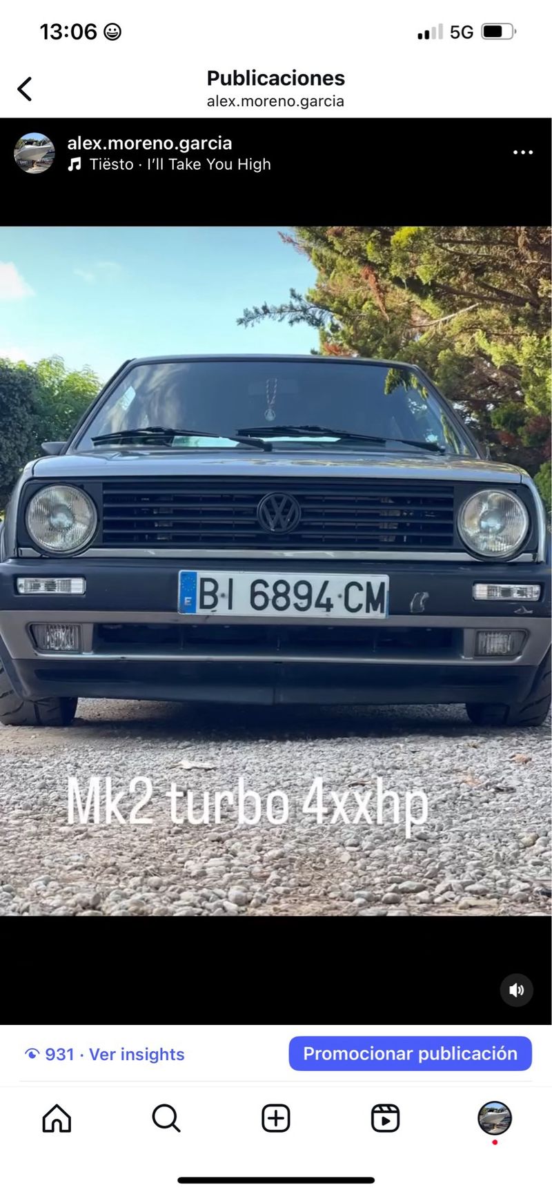 Golf Mk2 turbo 1987