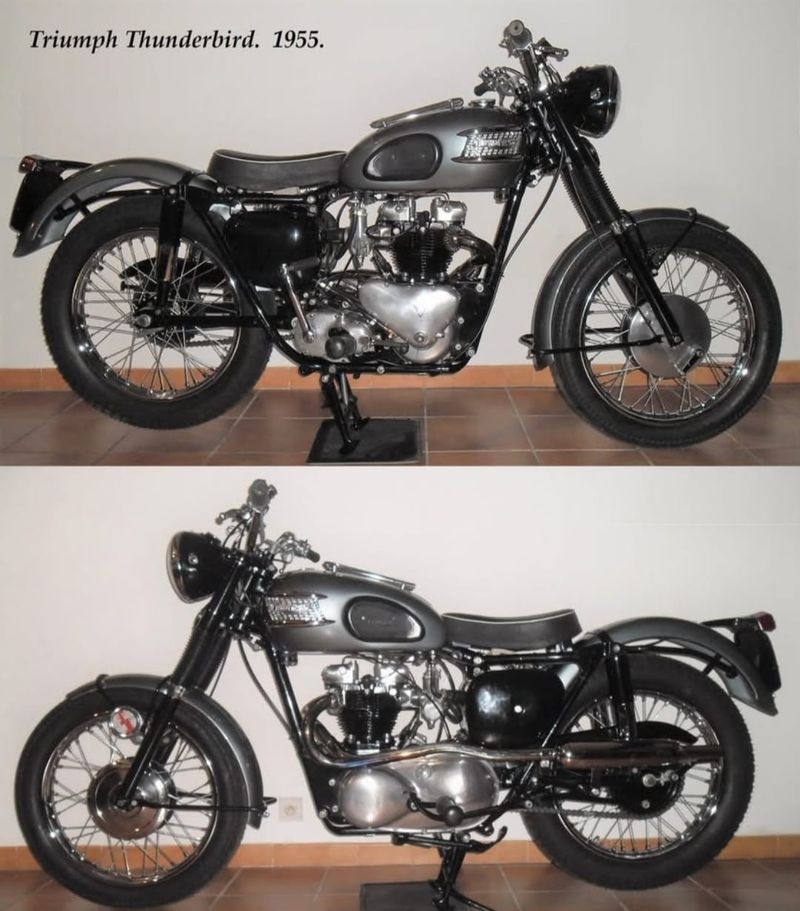 Triumph Thunderbird 650, T6, 1955
